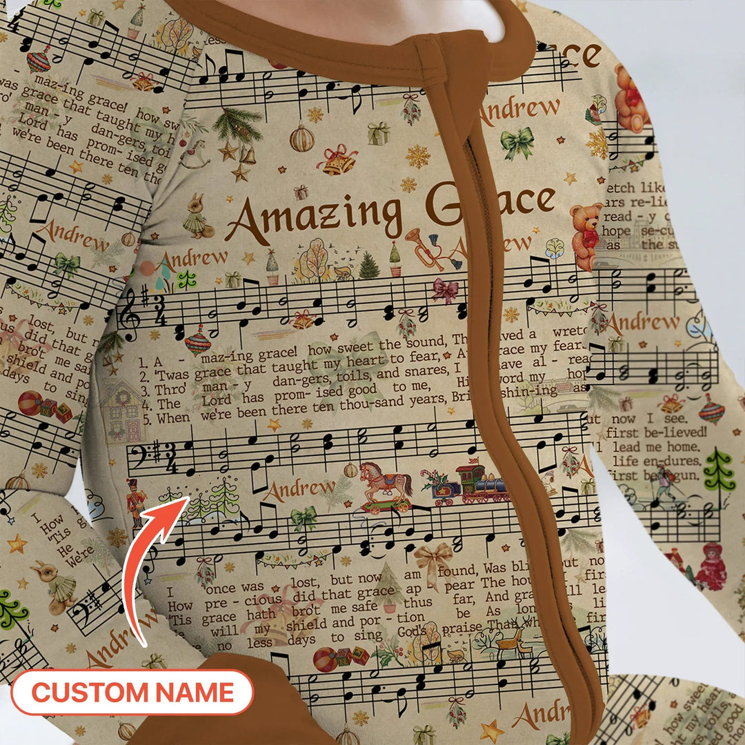 Amazing Grace Custom Name Convertible Zippy - Zumbamboo