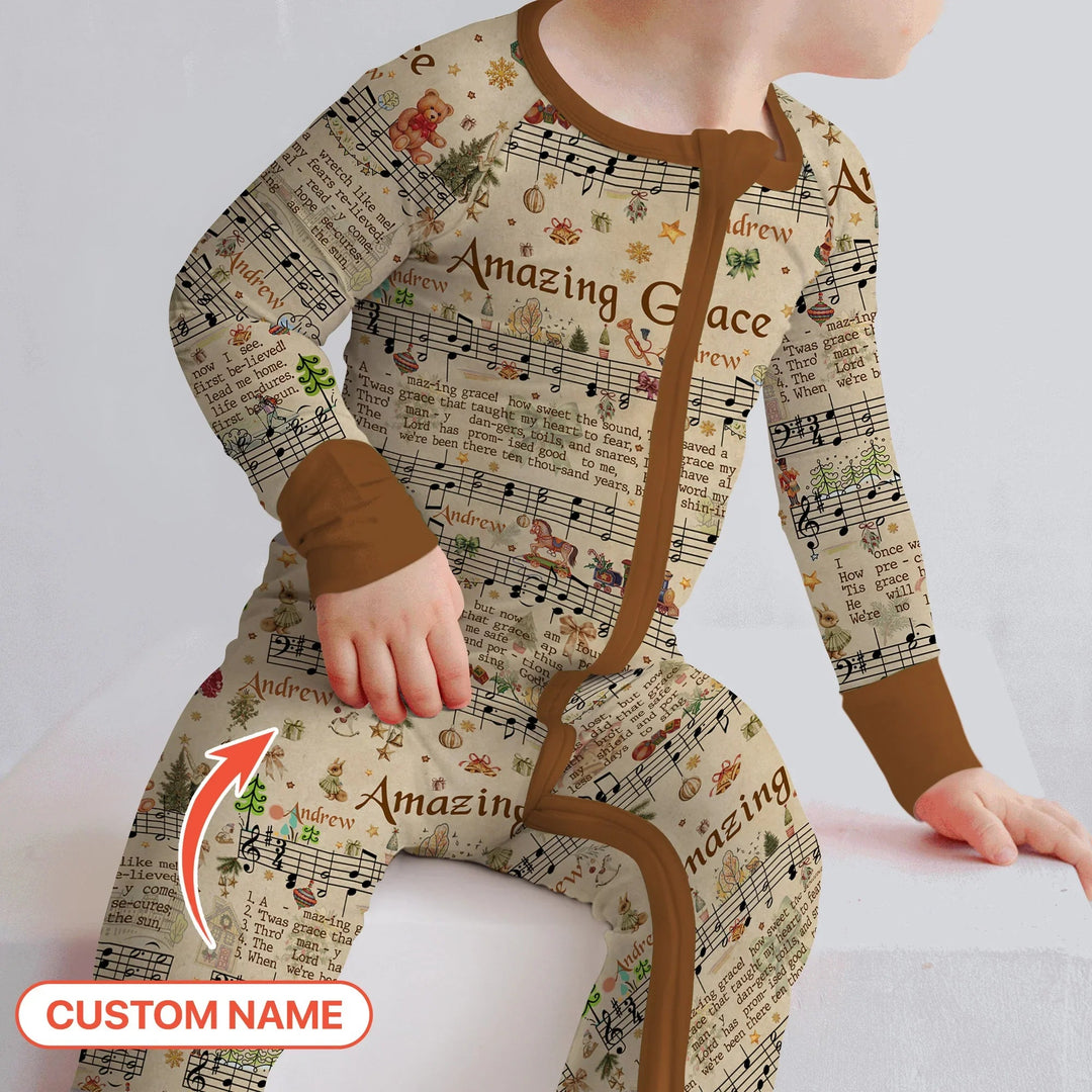 Amazing Grace Custom Name Convertible Zippy - Zumbamboo