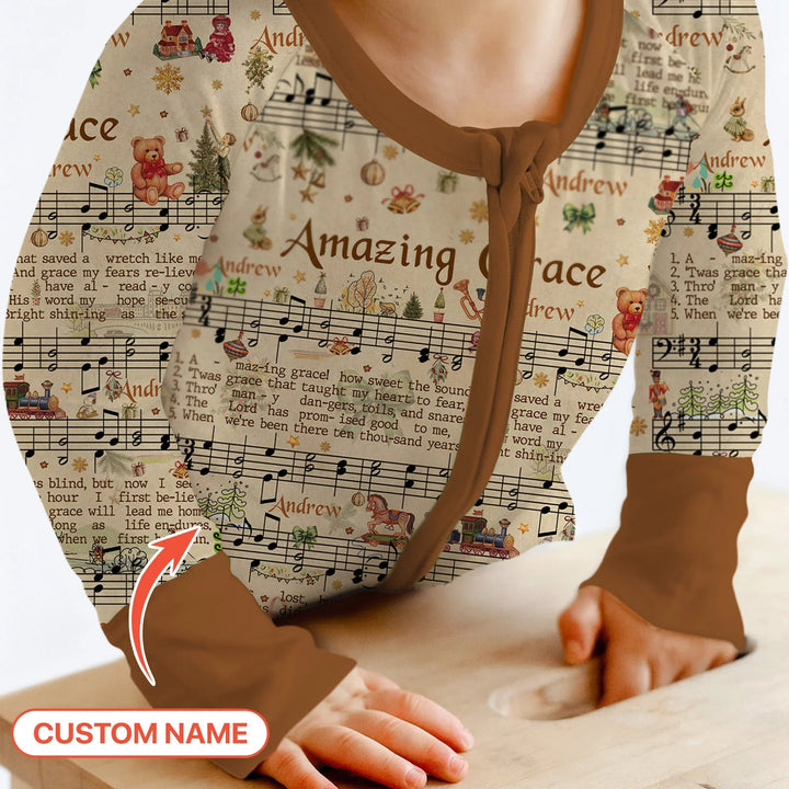 Amazing Grace Custom Name Convertible Zippy - Zumbamboo