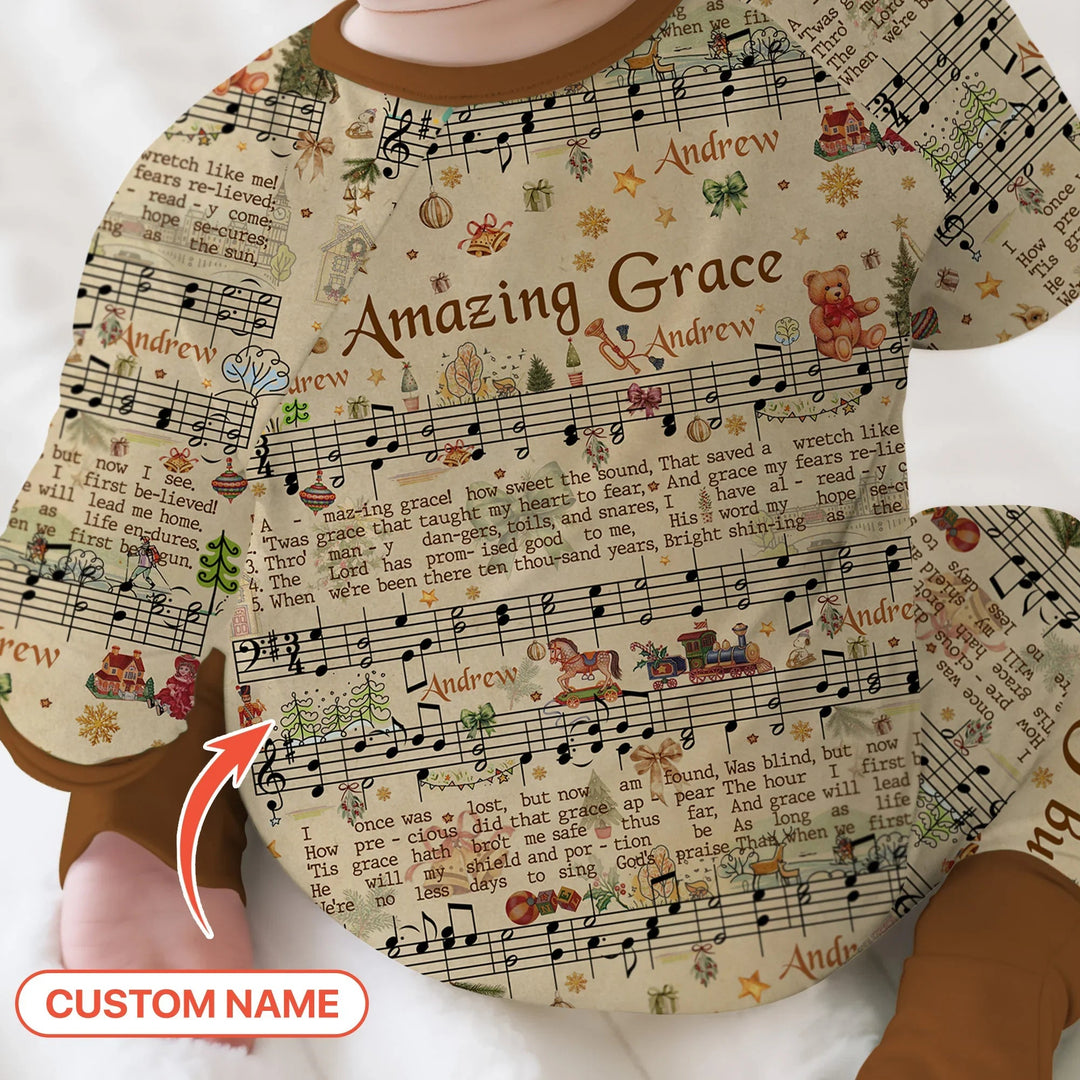 Amazing Grace Custom Name Convertible Zippy - Zumbamboo