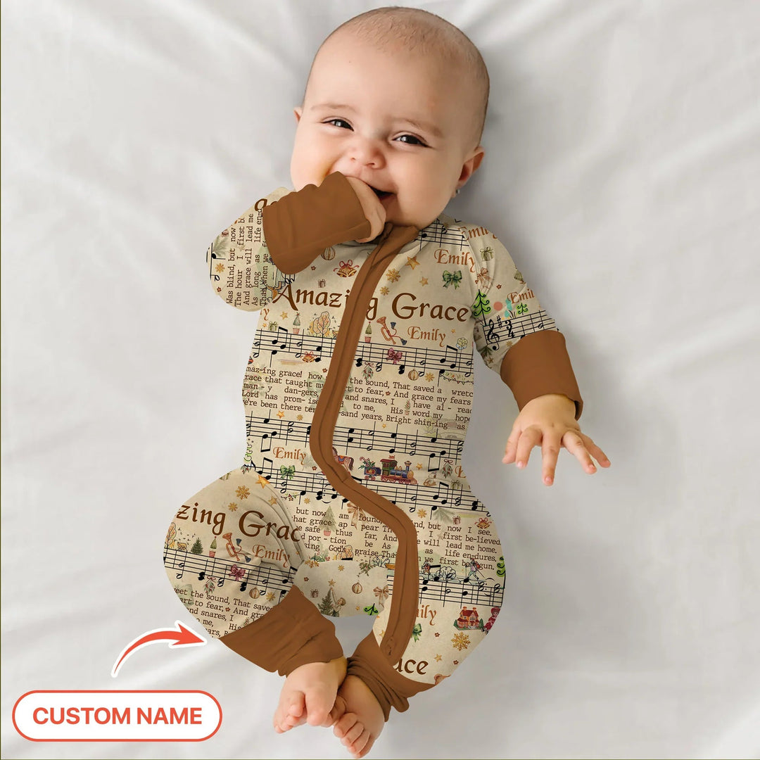 Amazing Grace Custom Name Convertible Zippy - Zumbamboo