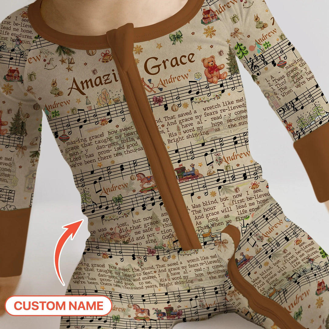 Amazing Grace Custom Name Convertible Zippy - Zumbamboo