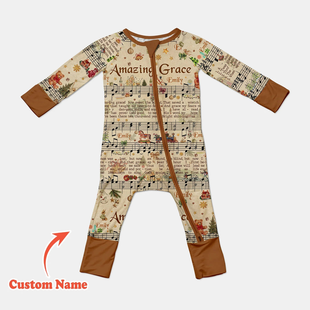Amazing Grace Custom Name Convertible Zippy - Zumbamboo