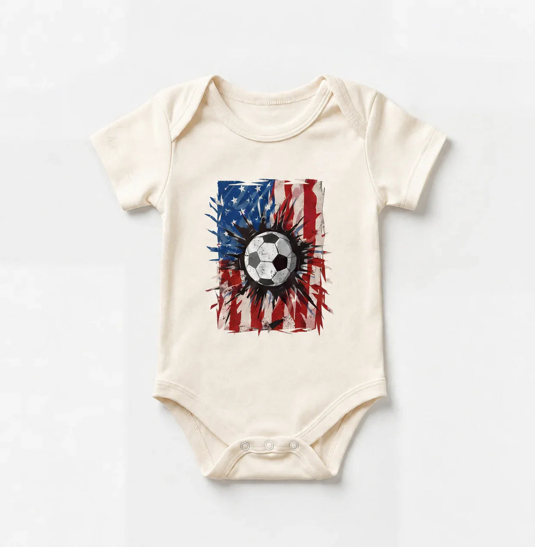 Little Soccer Star Bamboo Bodysuit
