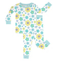 Aqua Floral Two Piece Pajama Set , Aqua Floral Two Piece Pajama Set - 12-18M