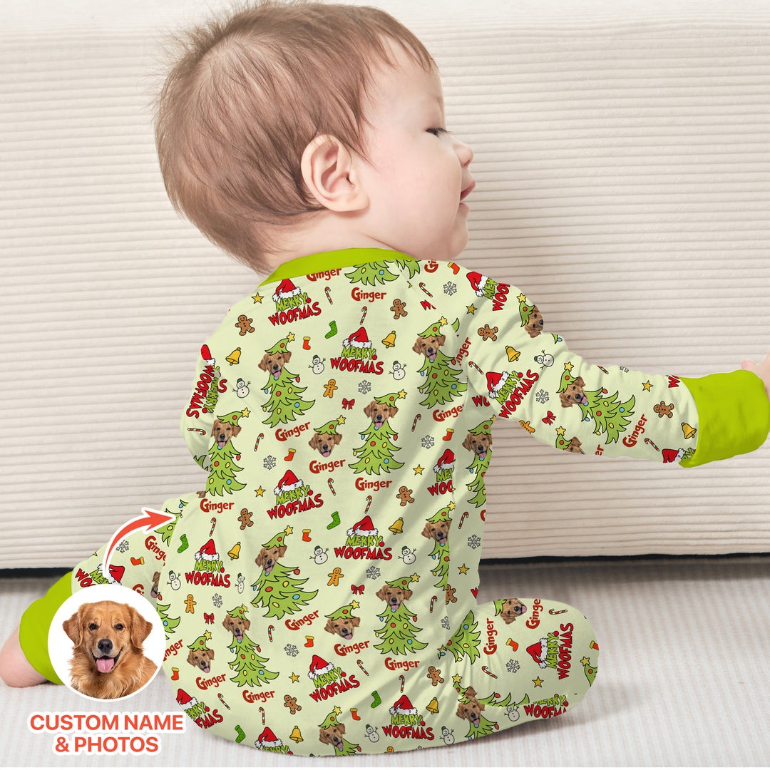 Gerippte Babykleidung mit individuellem Foto - Weich &amp; Skizzenhaft
