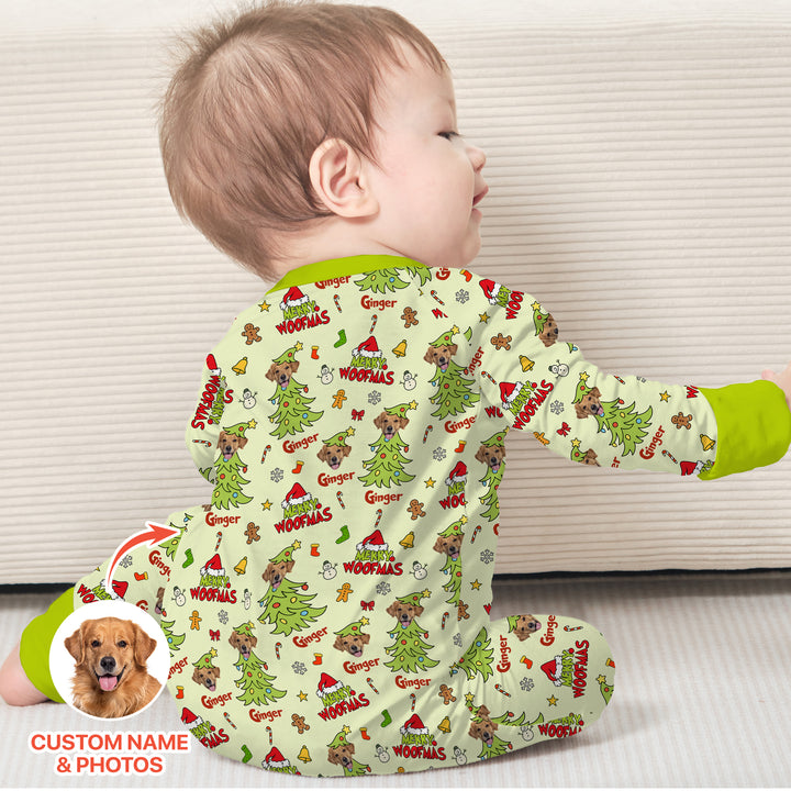 Gerippte Babykleidung mit individuellem Foto - Weich &amp; Skizzenhaft