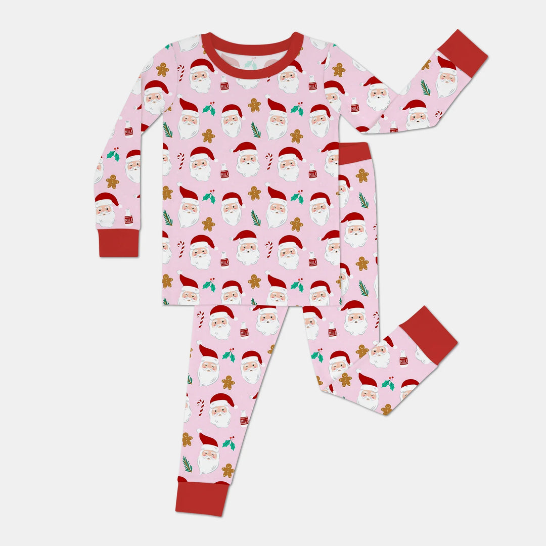 Christmas Sweet Santa Two Piece Long Sleeve Pajama Set
