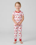 Christmas Sweet Santa Bamboo Two Piece Short Sleeve Pajama Set