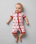 Christmas Sweet Santa Bamboo Shorty Zippy
