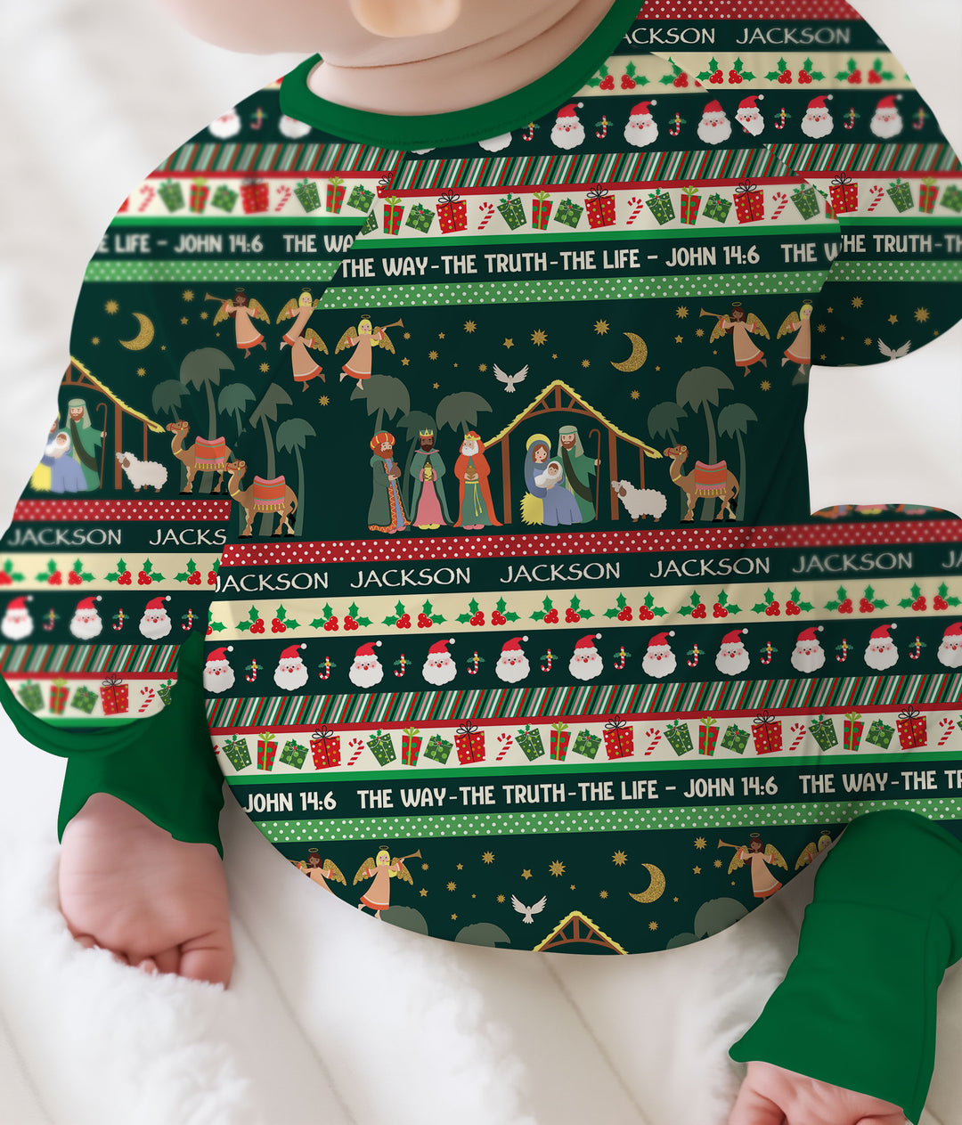 Gerippte Babykleidung mit individuellem Foto - Weich &amp; Skizzenhaft