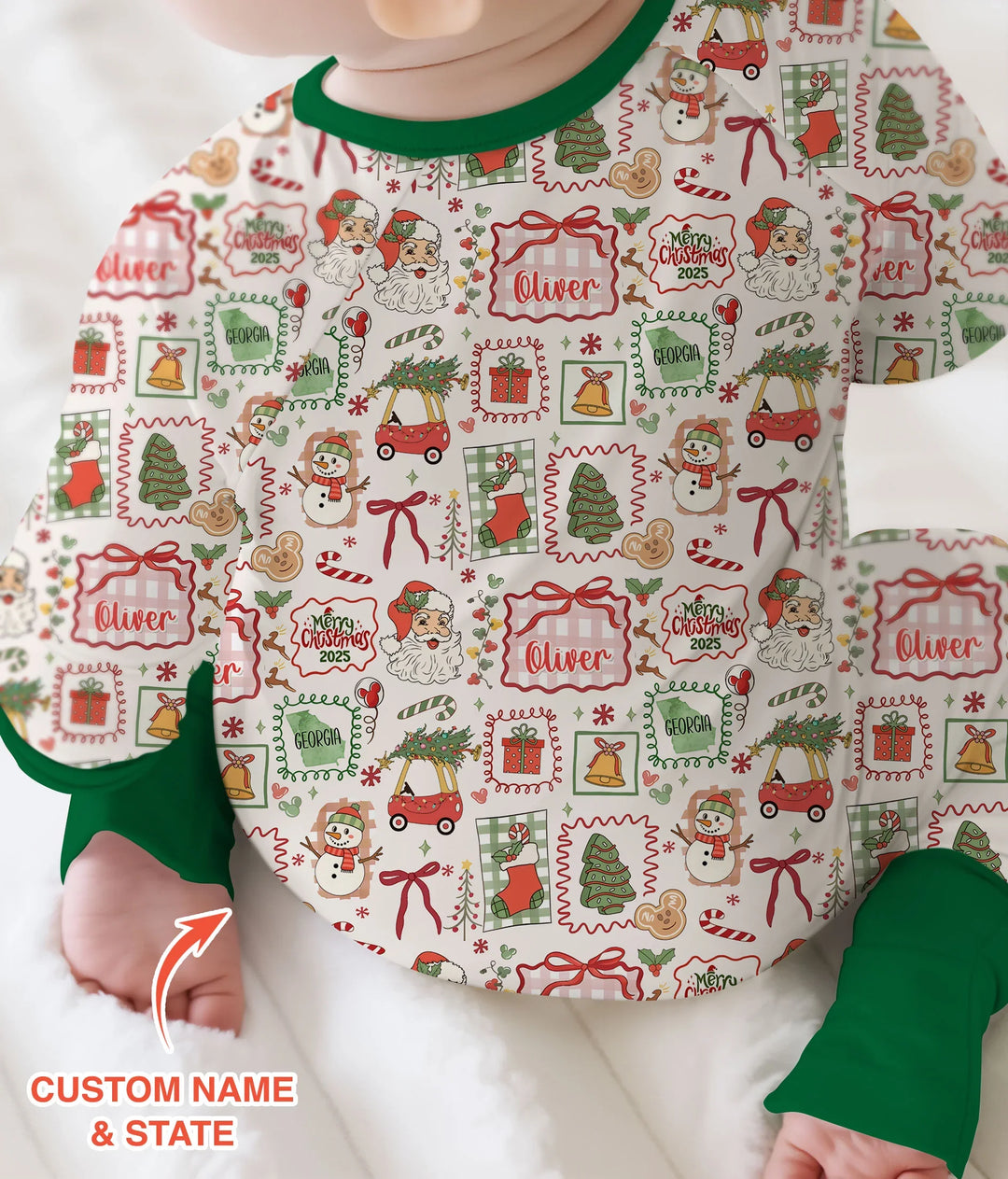 The Little Retro Dreamer Merry Christmas 2025 Convertible Zippy , The Little Retro Dreamer Merry Christmas 2025 Convertible Zippy - 0-3M