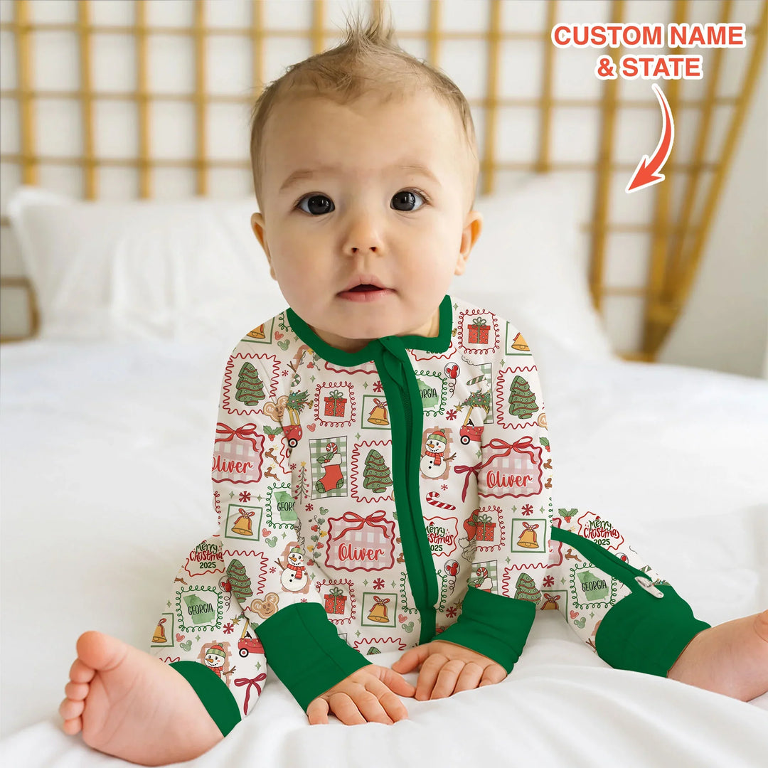 The Little Retro Dreamer Merry Christmas 2025 Convertible Zippy , The Little Retro Dreamer Merry Christmas 2025 Convertible Zippy - 0-3M