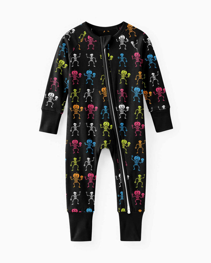 Halloween Dancing Skeleton Bamboo Convertible Zippy