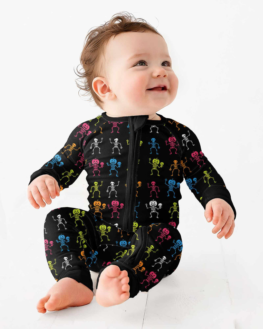 Halloween Dancing Skeleton Bamboo Convertible Zippy