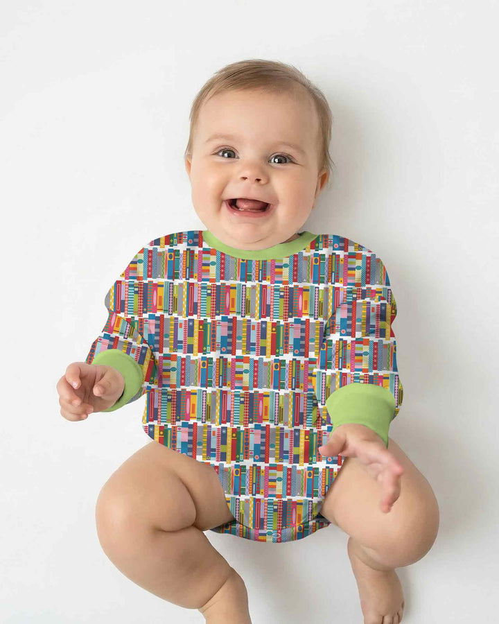 Gerippte Babykleidung mit individuellem Foto - Weich &amp; Skizzenhaft