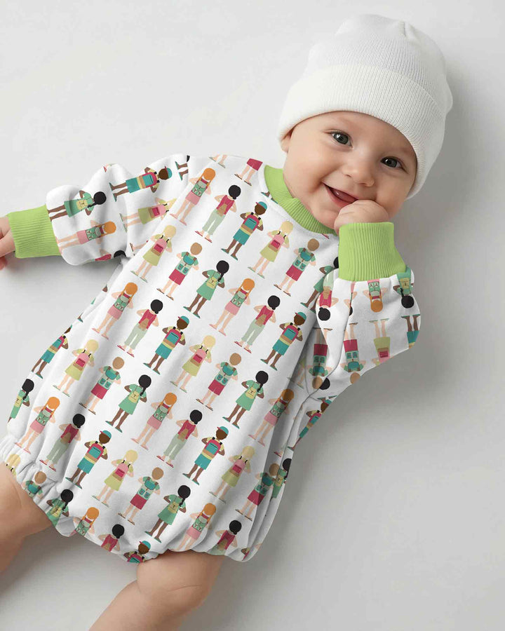 Little Friends Everywhere Bamboo Bubble Romper
