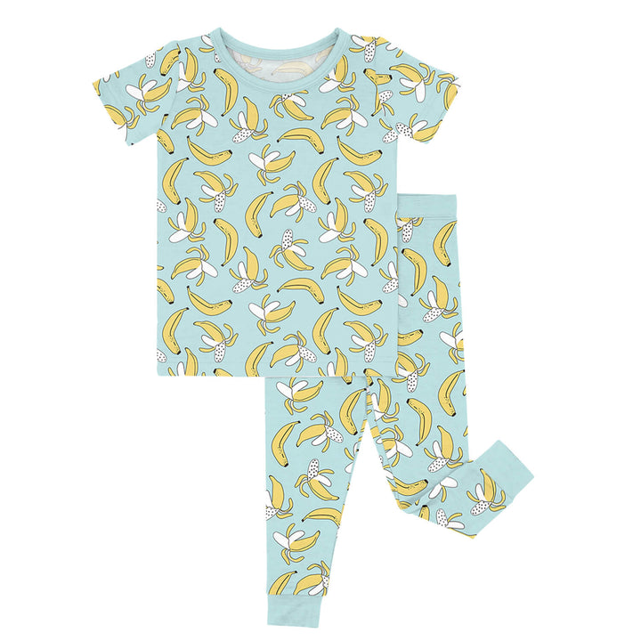 Bananas Two Piece Short Sleeve Pajama Set