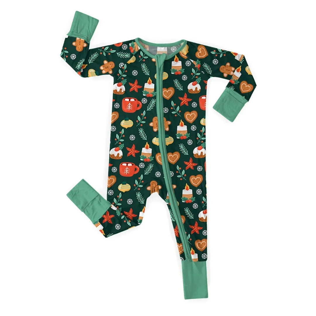 Best - Selling Christmas Convertible Zippered Rompers - Zumbamboo