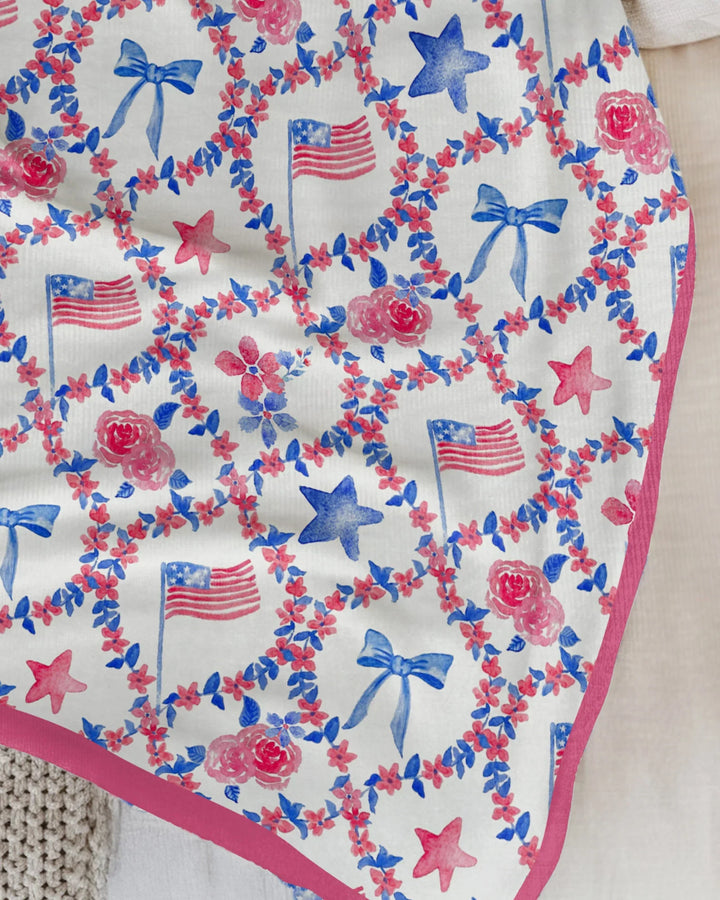 Americana Bloom Blanket