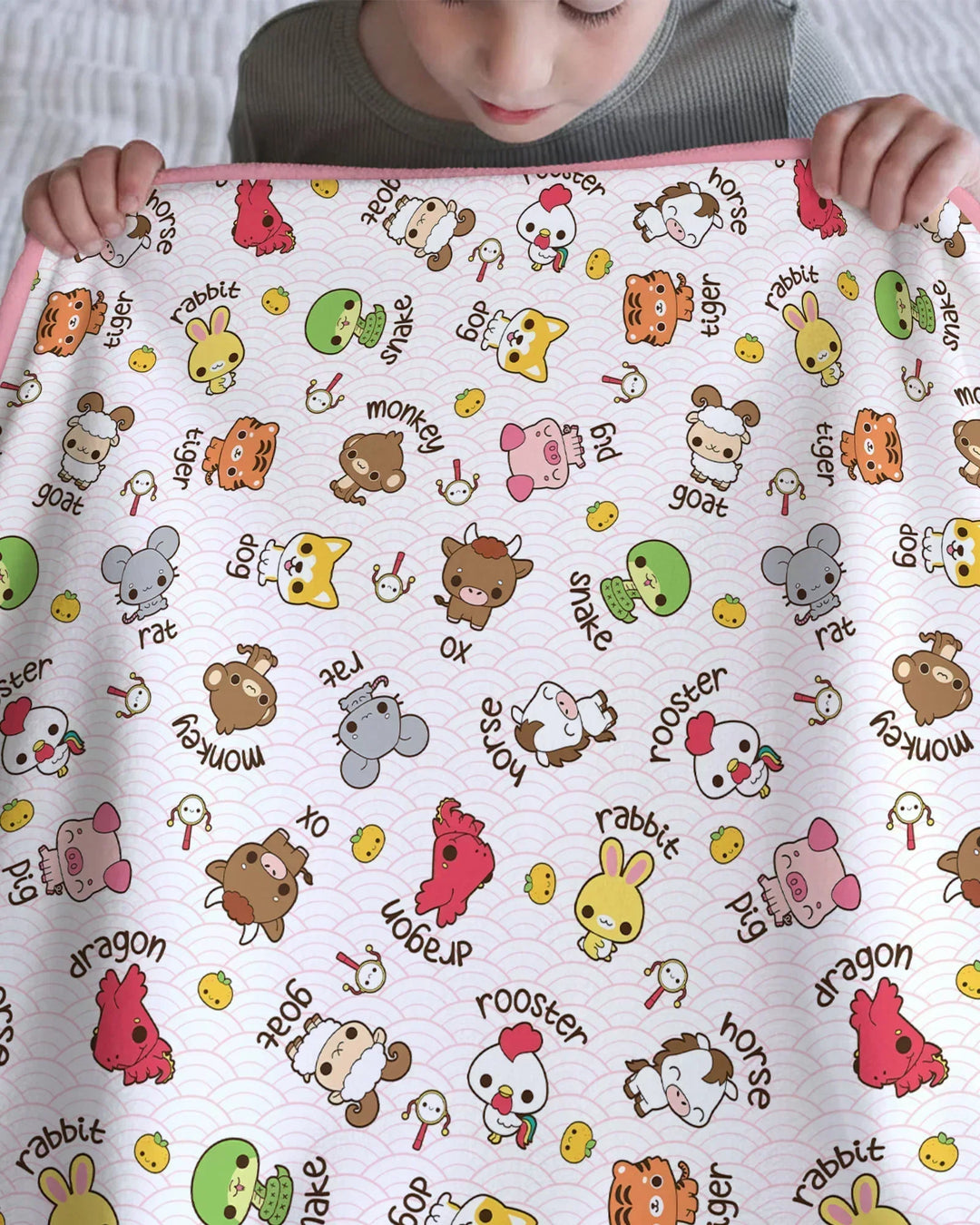 Kawaii Zodiac Blanket