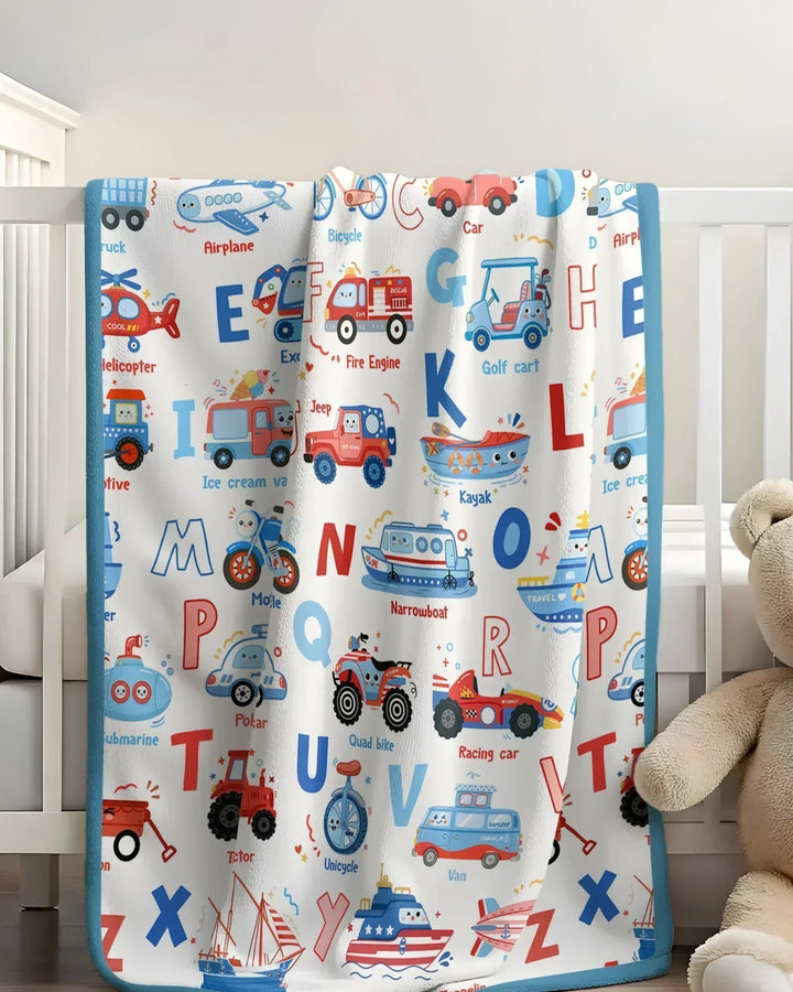 Patriotic Construction Bamboo Blanket