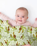 Father and Son Turtle Bamboo Blanket