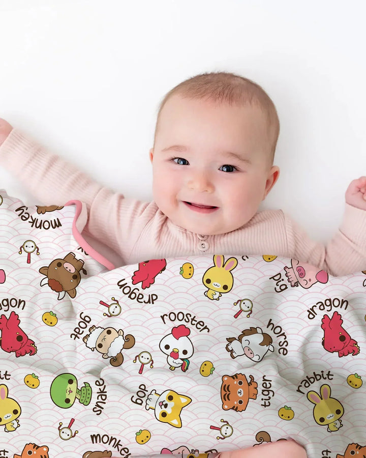 Kawaii Zodiac Blanket