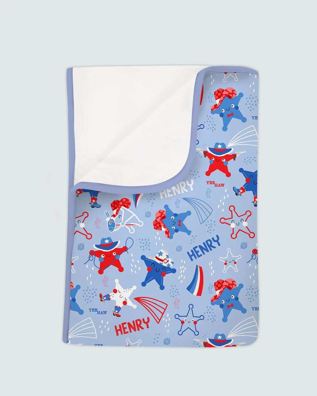 Howdy America Star Bamboo Blanket
