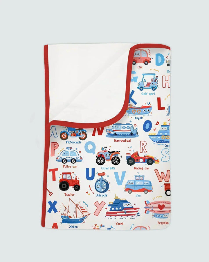 Patriotic Construction Bamboo Blanket