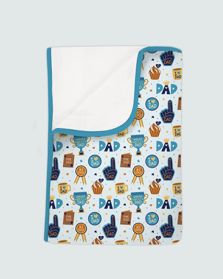 World's Best Dad Bamboo Blanket