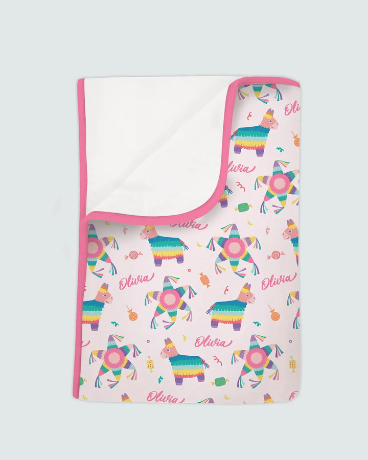 Custom Name Smash the Pinata Bamboo Blanket