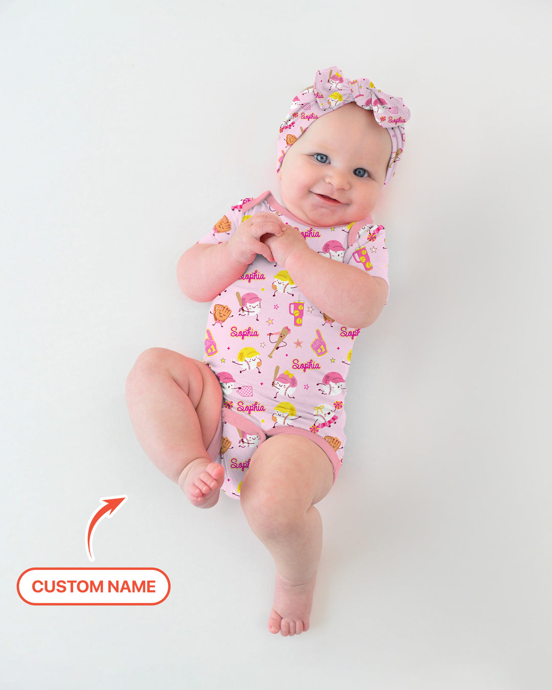 Baseball Mama and Mini Matching Template Bamboo Bodysuit