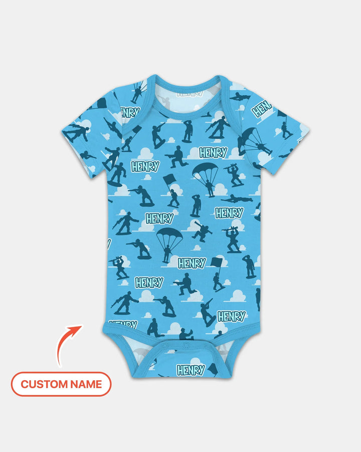 Army Men Memorial Day Bamboo Bodysuit