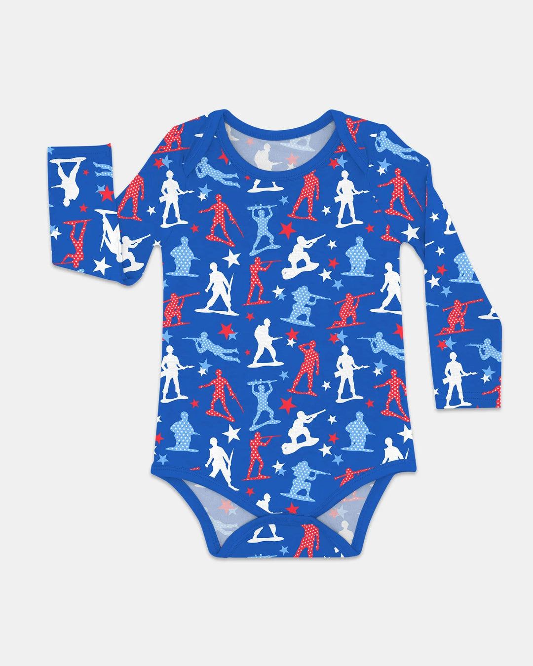 Army Toys 4th of July Bamboo Bodysuit