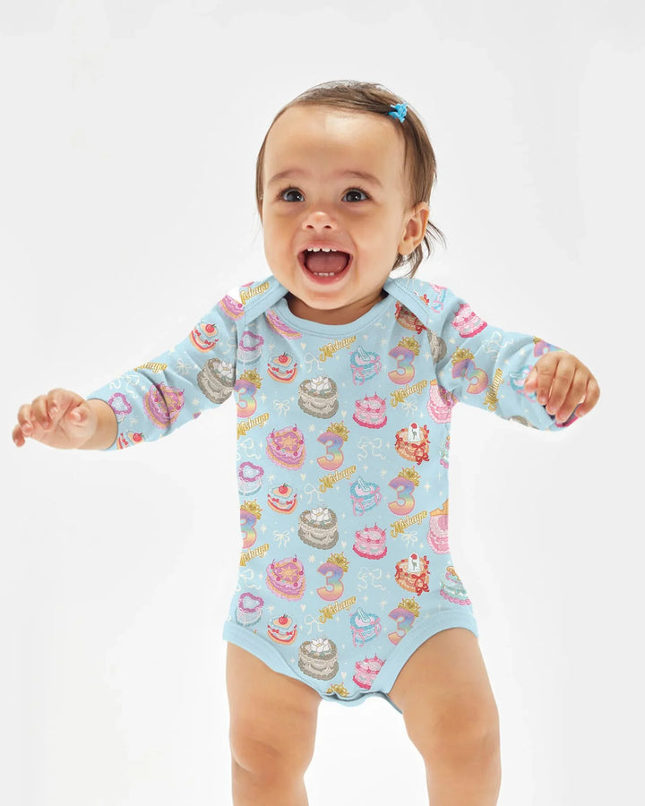Custom Princess Baby Birthday Bamboo Bodysuit