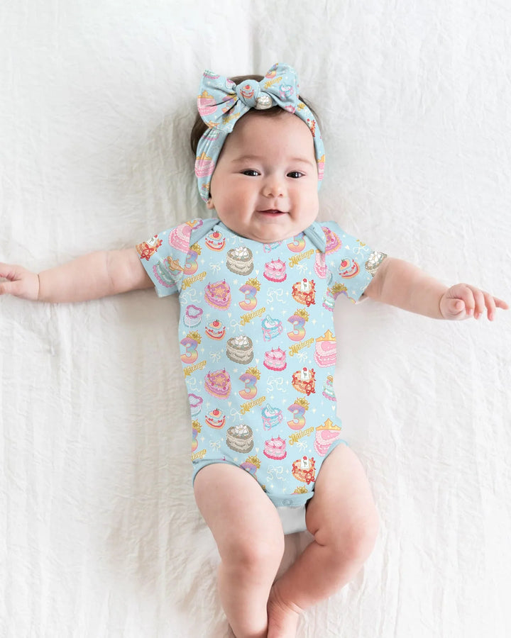 Custom Princess Baby Birthday Bamboo Bodysuit