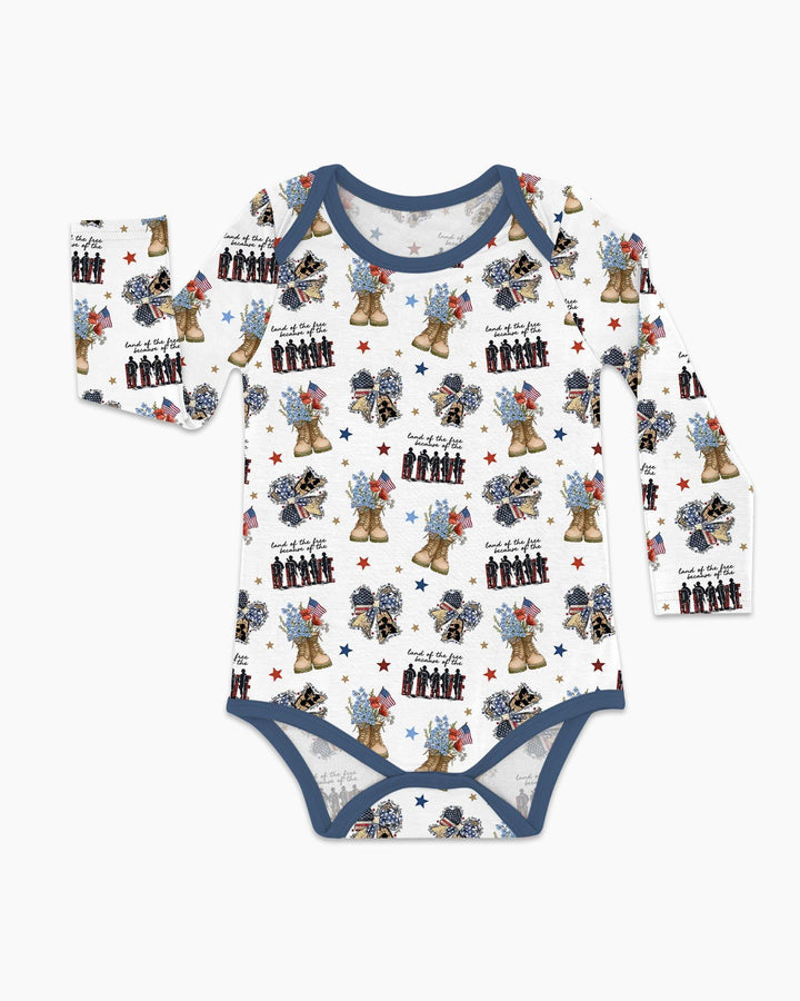 Honor the Brave Family Matching Bamboo Bodysuit