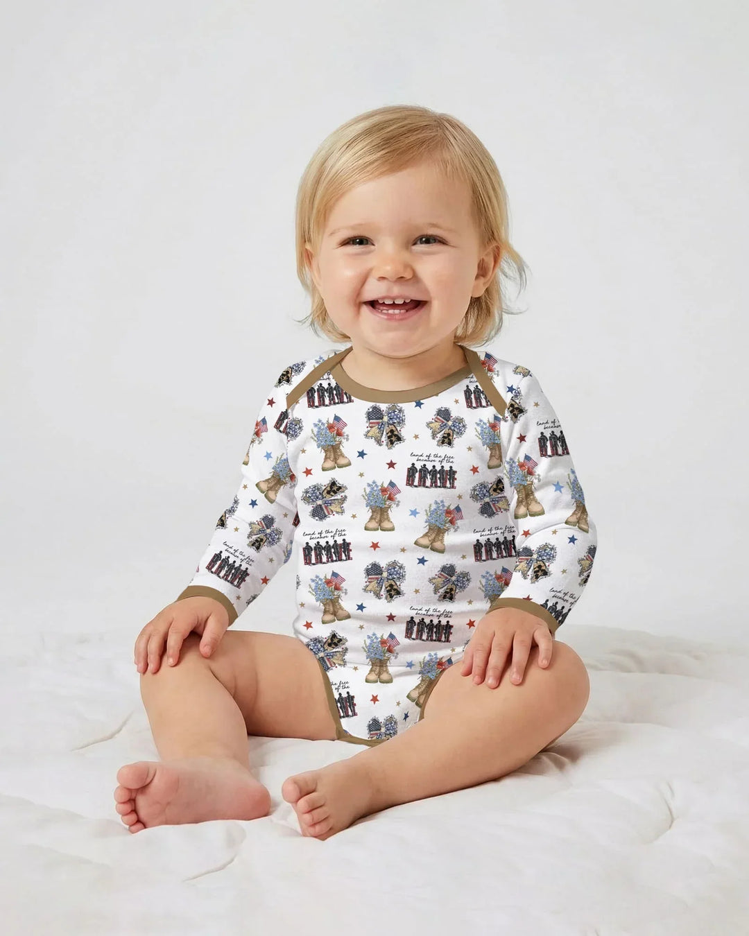 Honor the Brave Family Matching Bamboo Bodysuit