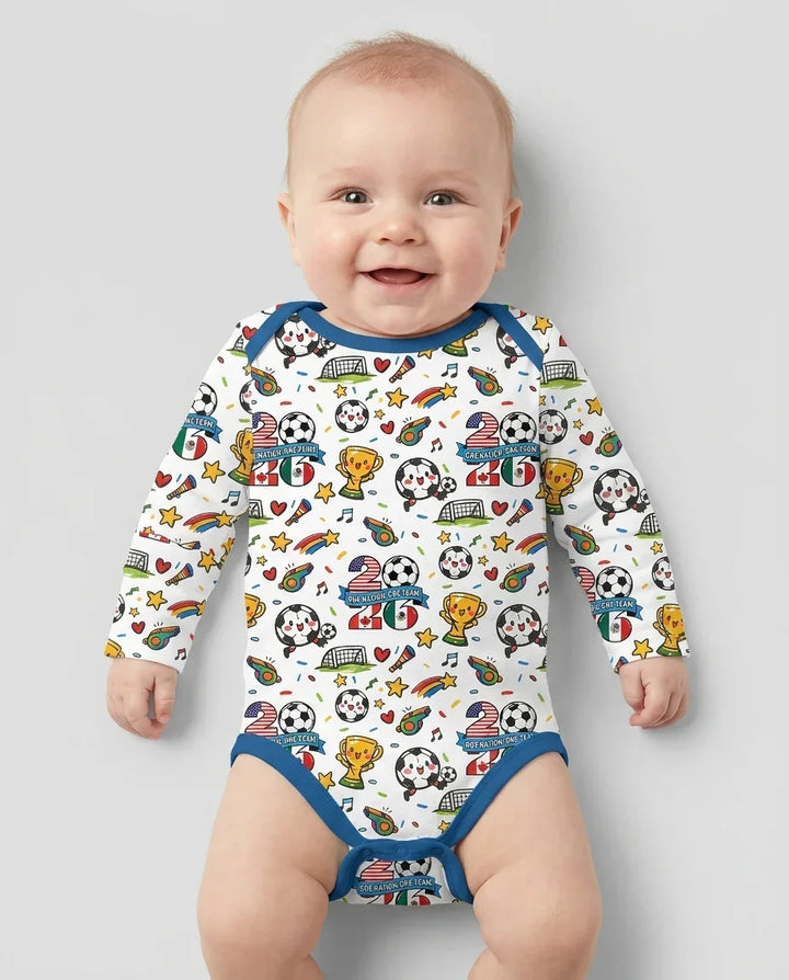 Soccer Fever 2026 Family Matching Bamboo Bodysuit
