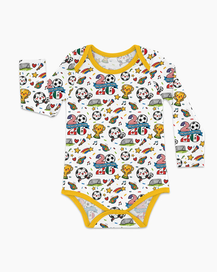 Soccer Fever 2026 Family Matching Bamboo Bodysuit