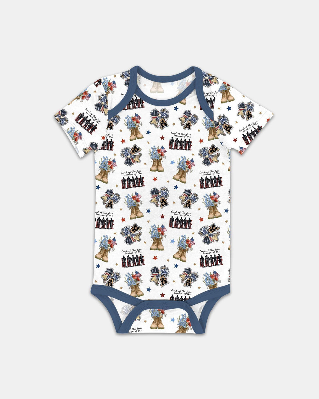 Honor the Brave Family Matching Bamboo Bodysuit