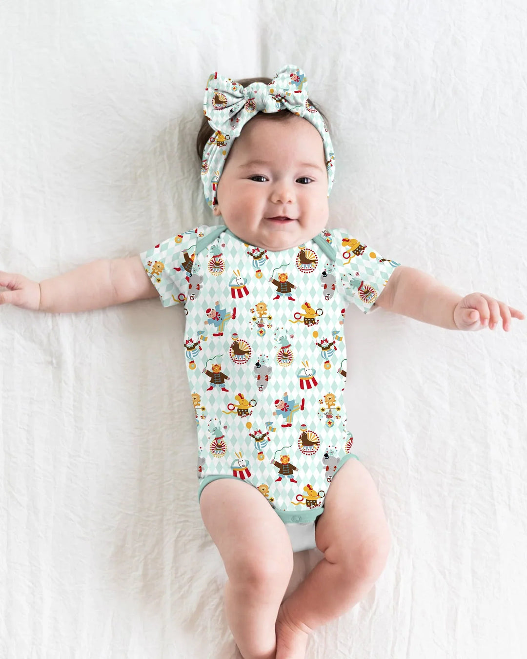 Circus Animal Bamboo Bodysuit