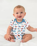 Patriotic Construction Bamboo Bodysuit