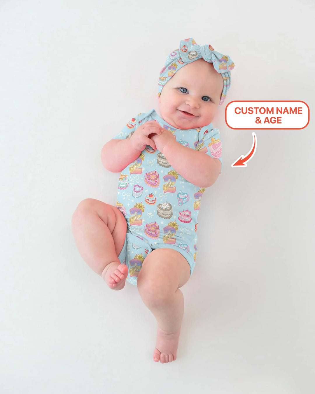 Custom Princess Baby Birthday Bamboo Bodysuit