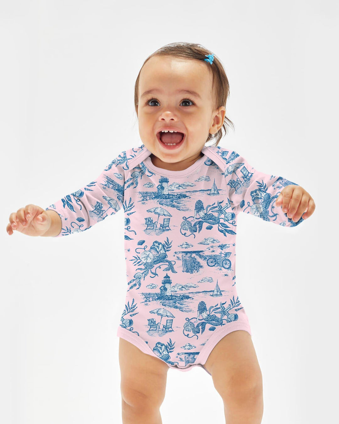 Summer Toile Bamboo Bodysuit