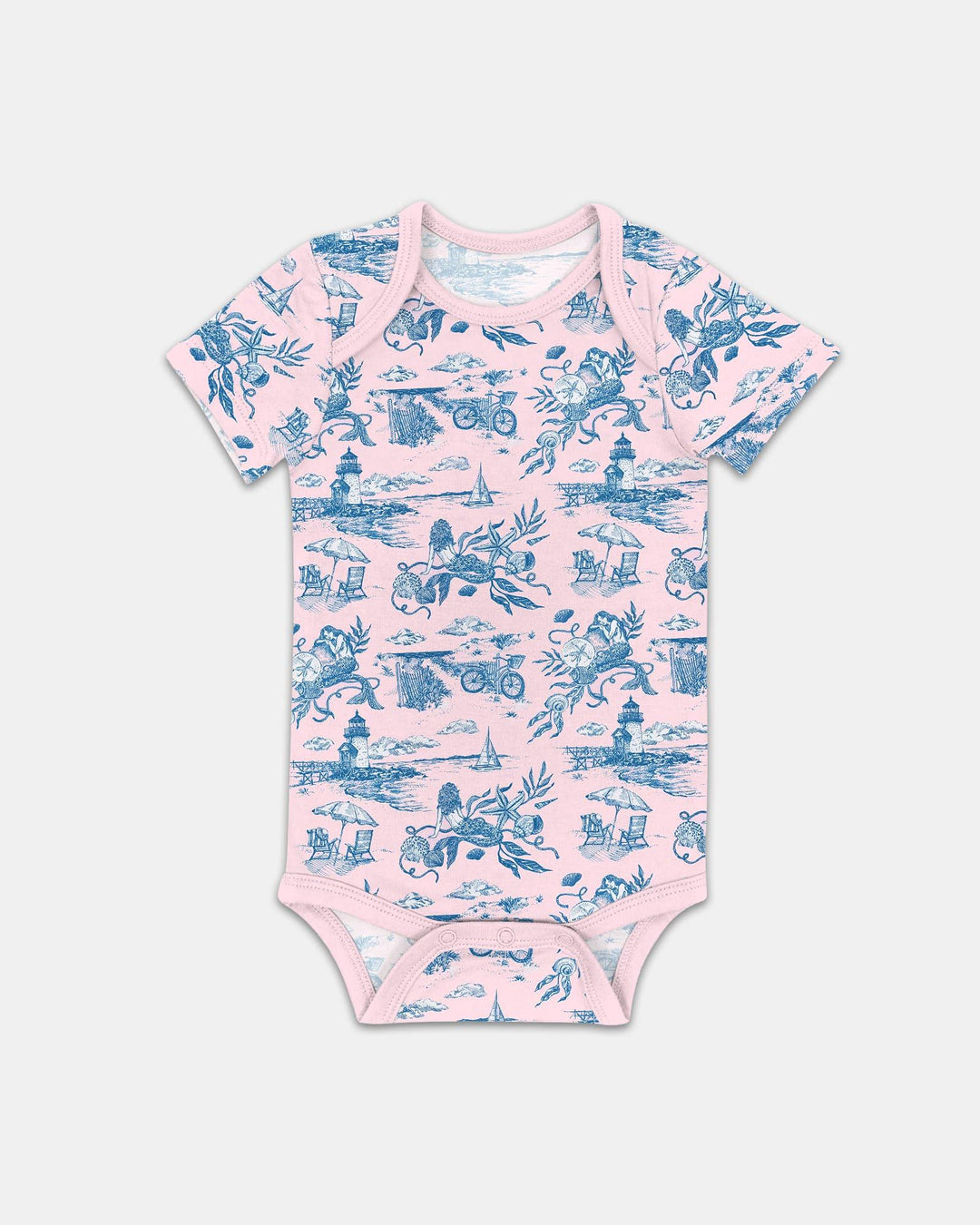 Summer Toile Bamboo Bodysuit