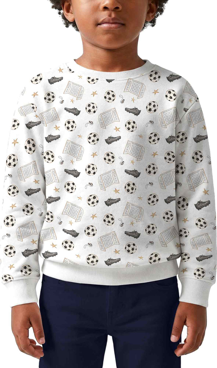Little Soccer Star Bamboo Crewneck Sweatshirt