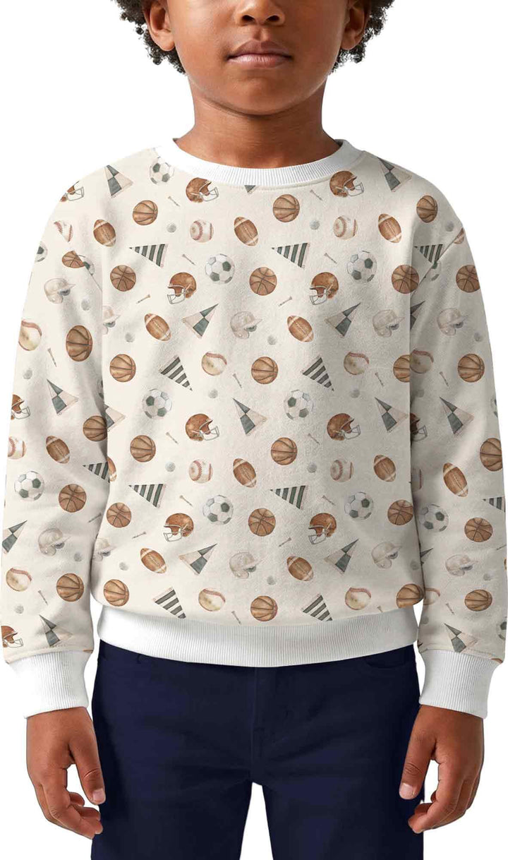 Sudadera de cuello redondo Bamboo Template