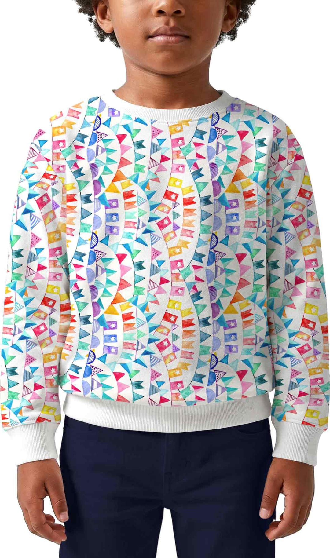 Sudadera de cuello redondo Bamboo Template
